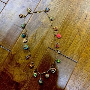 Joan Rivers Flowers and Hearts Necklace
